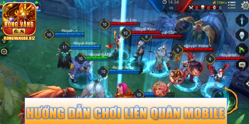 Hướng dẫn lối chơi cơ bản Liên Quân Mobile trên Rongvang68